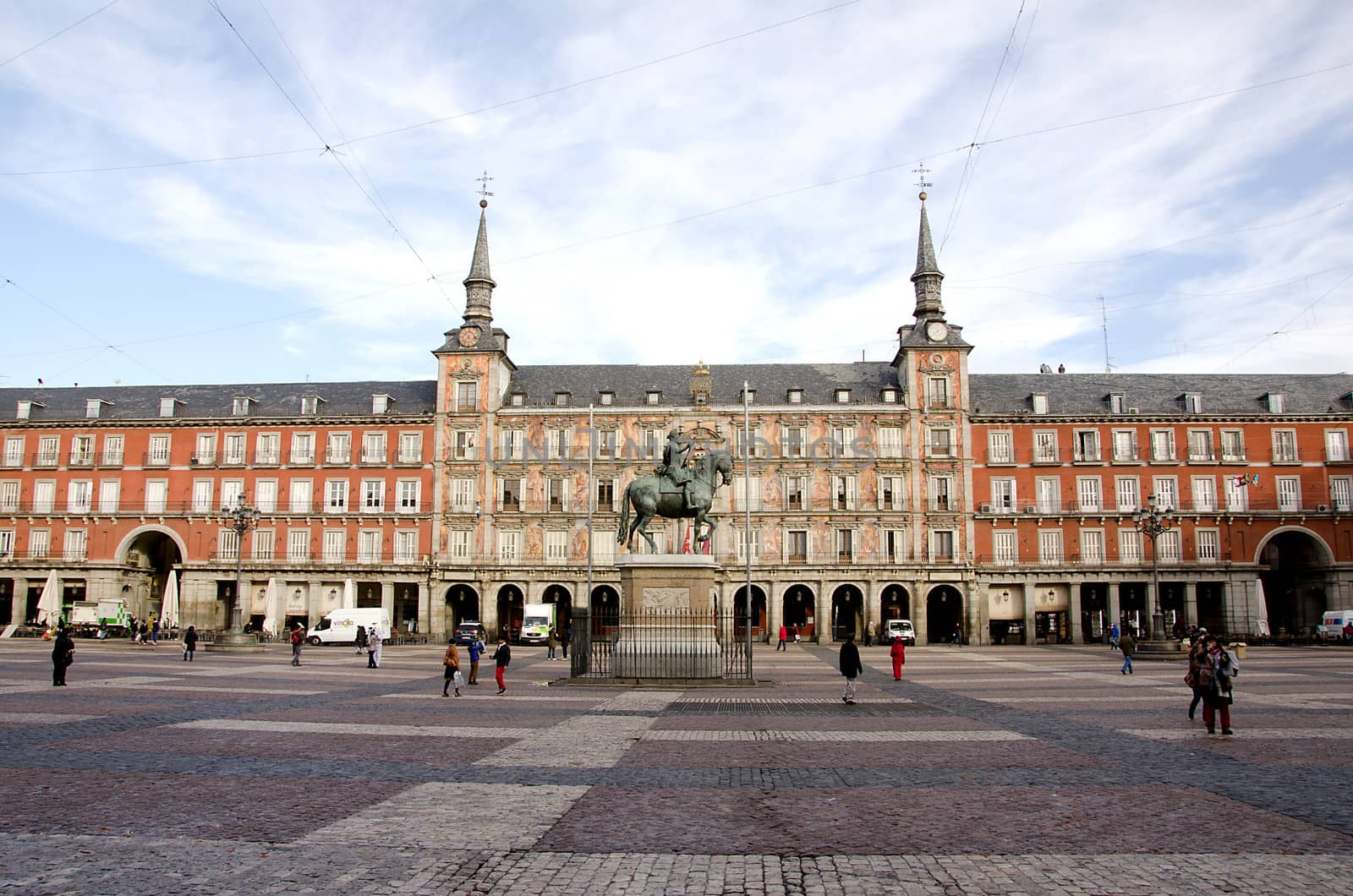 Main square, Madrid, Spain. by lauria