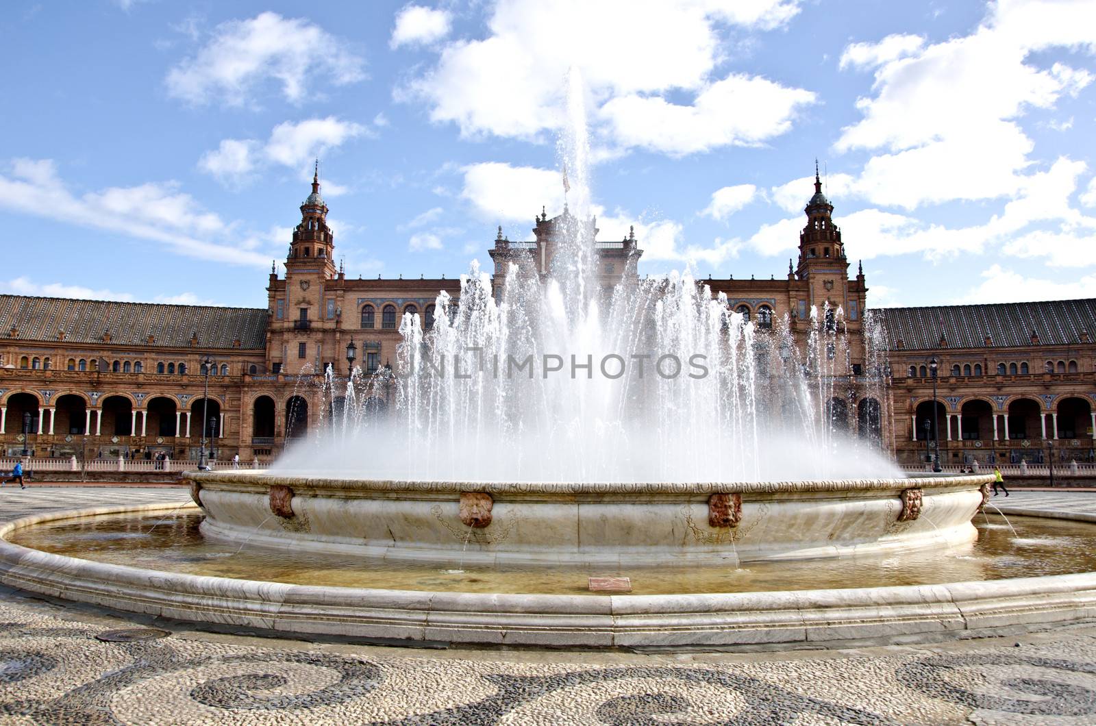 Plaza of Spain, Seville by lauria