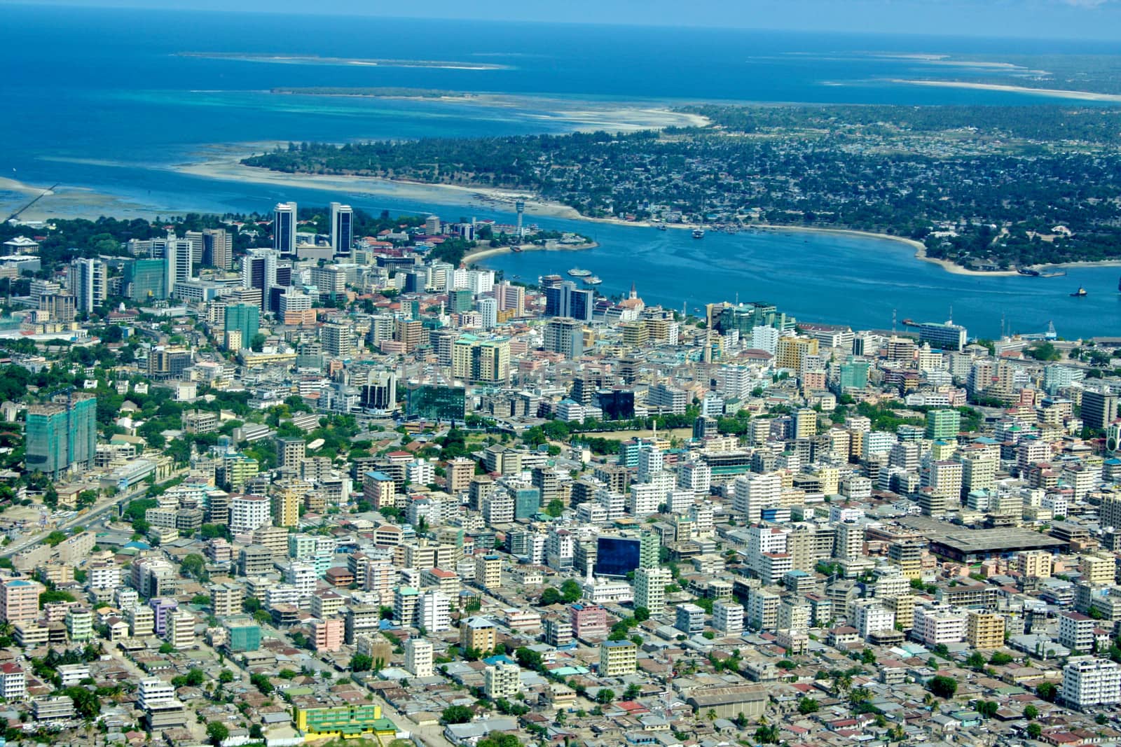 aerial images of tanzania