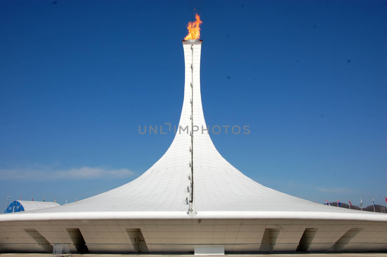 Olympic fire at XXII Winter Olympic Games Sochi 2014, Russia