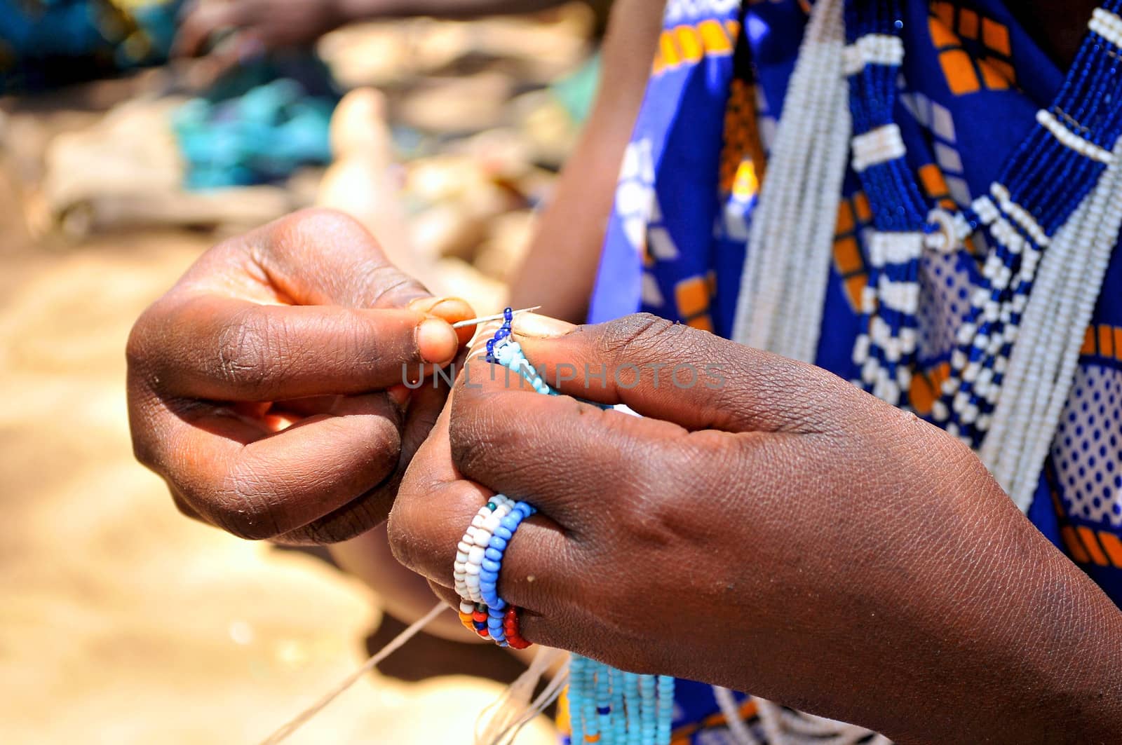 handmade bead work jewellery from Tanzania by moizhusein