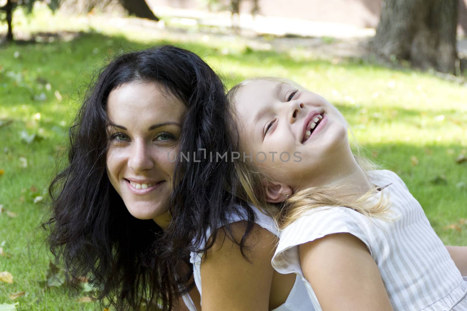 Image of happiest mother and daughter