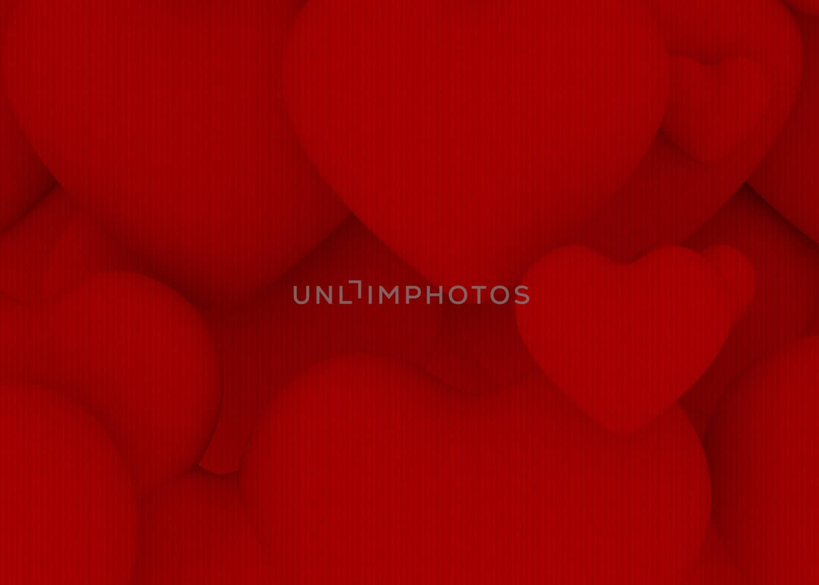 3d heart on grunge and light background
