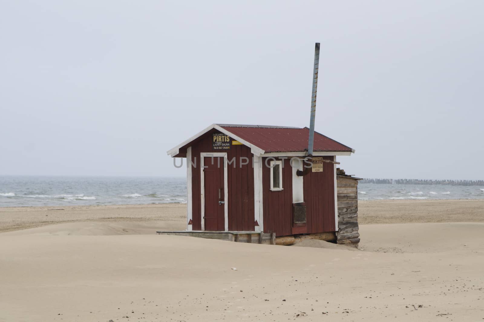 bath on the beach