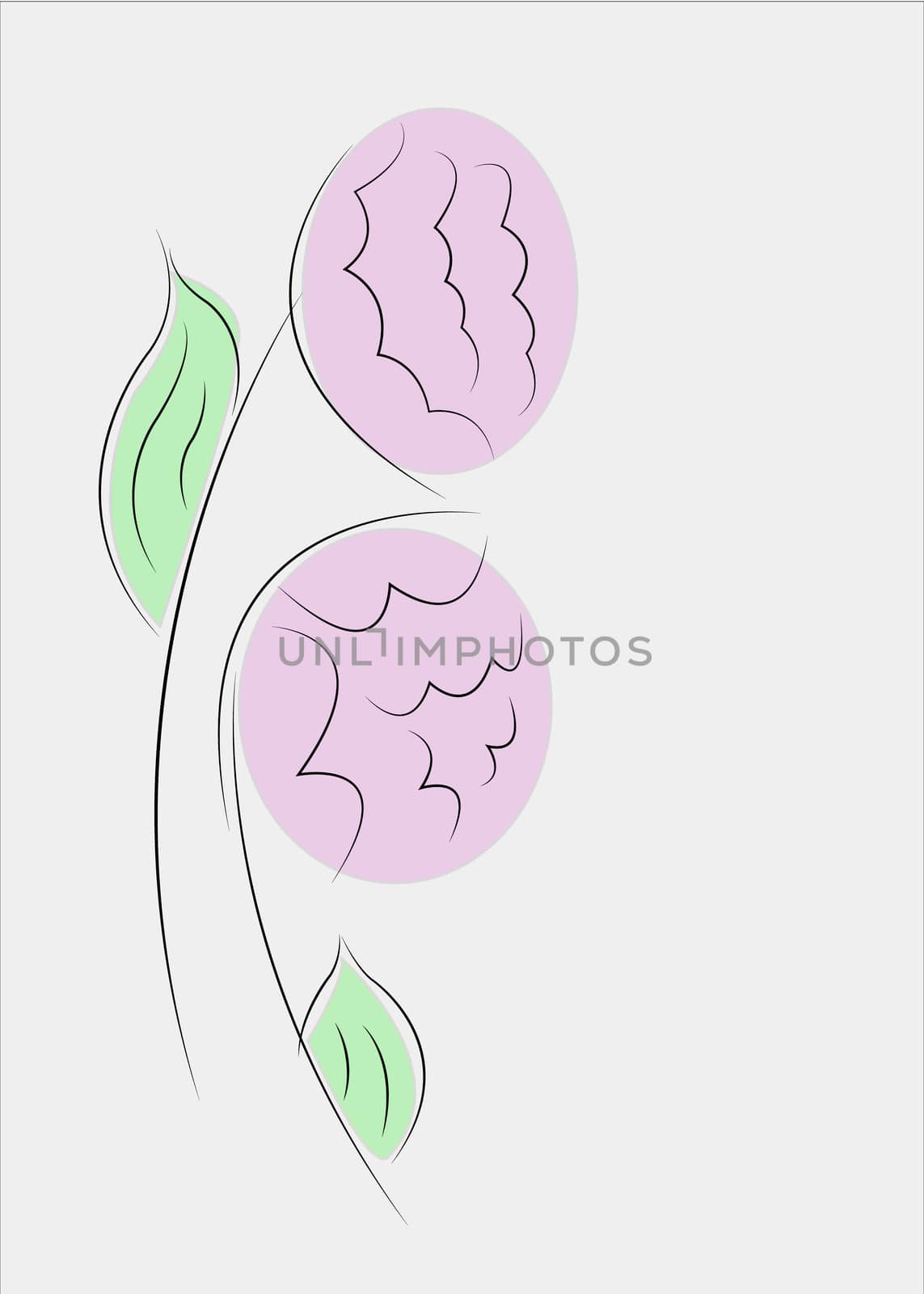 Flowers. Vector illustration.