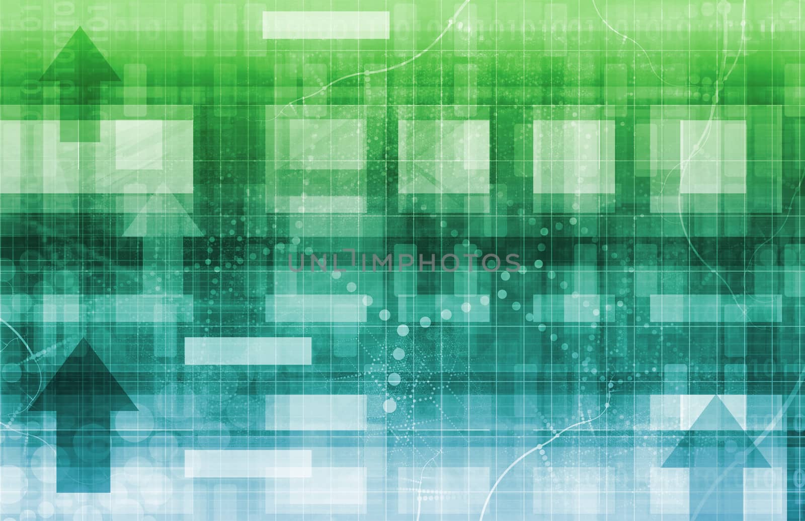 Telecommunications Network all over the World Art