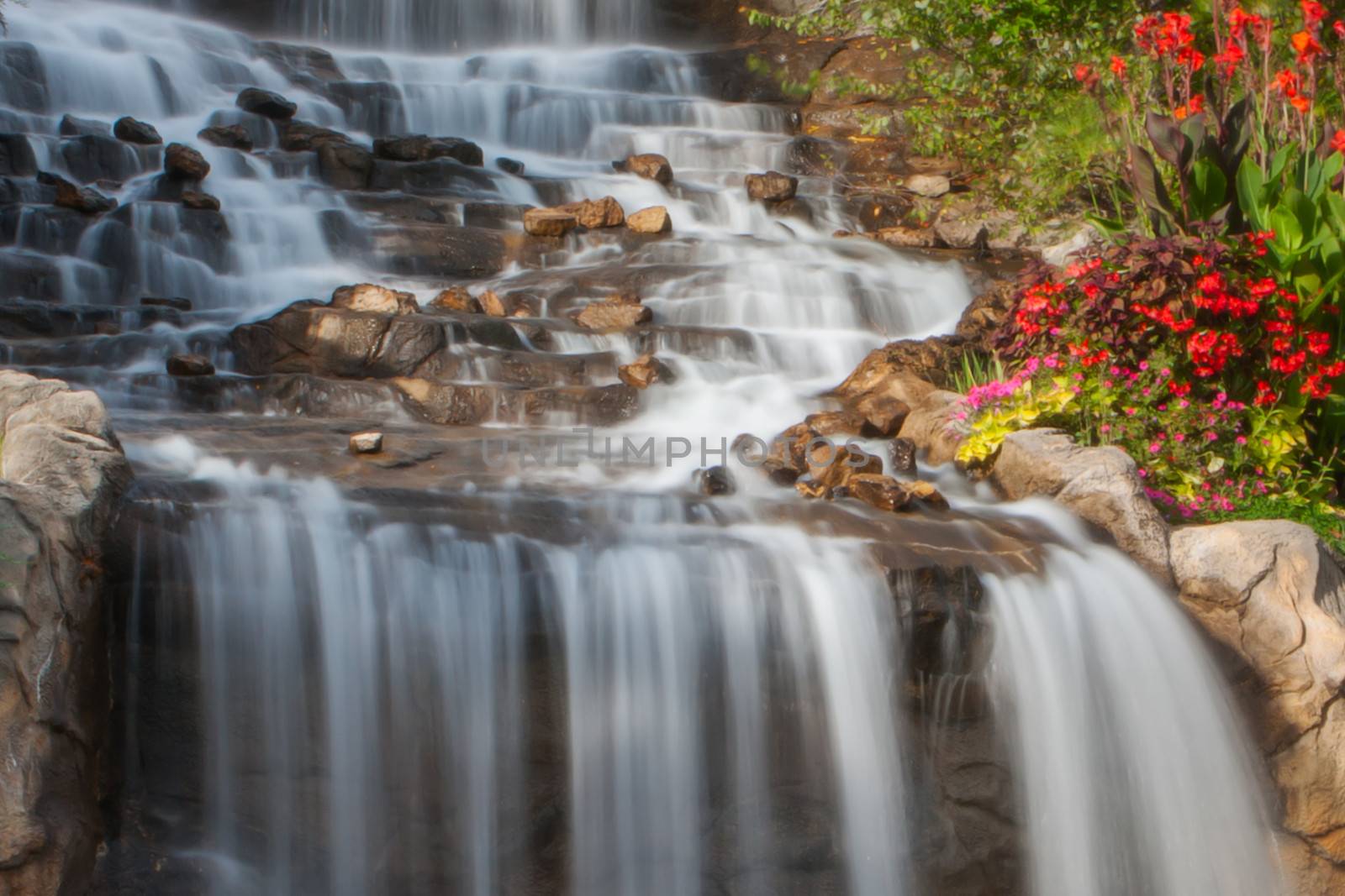 Beautiful Waterfall in soft focus by Coffee999