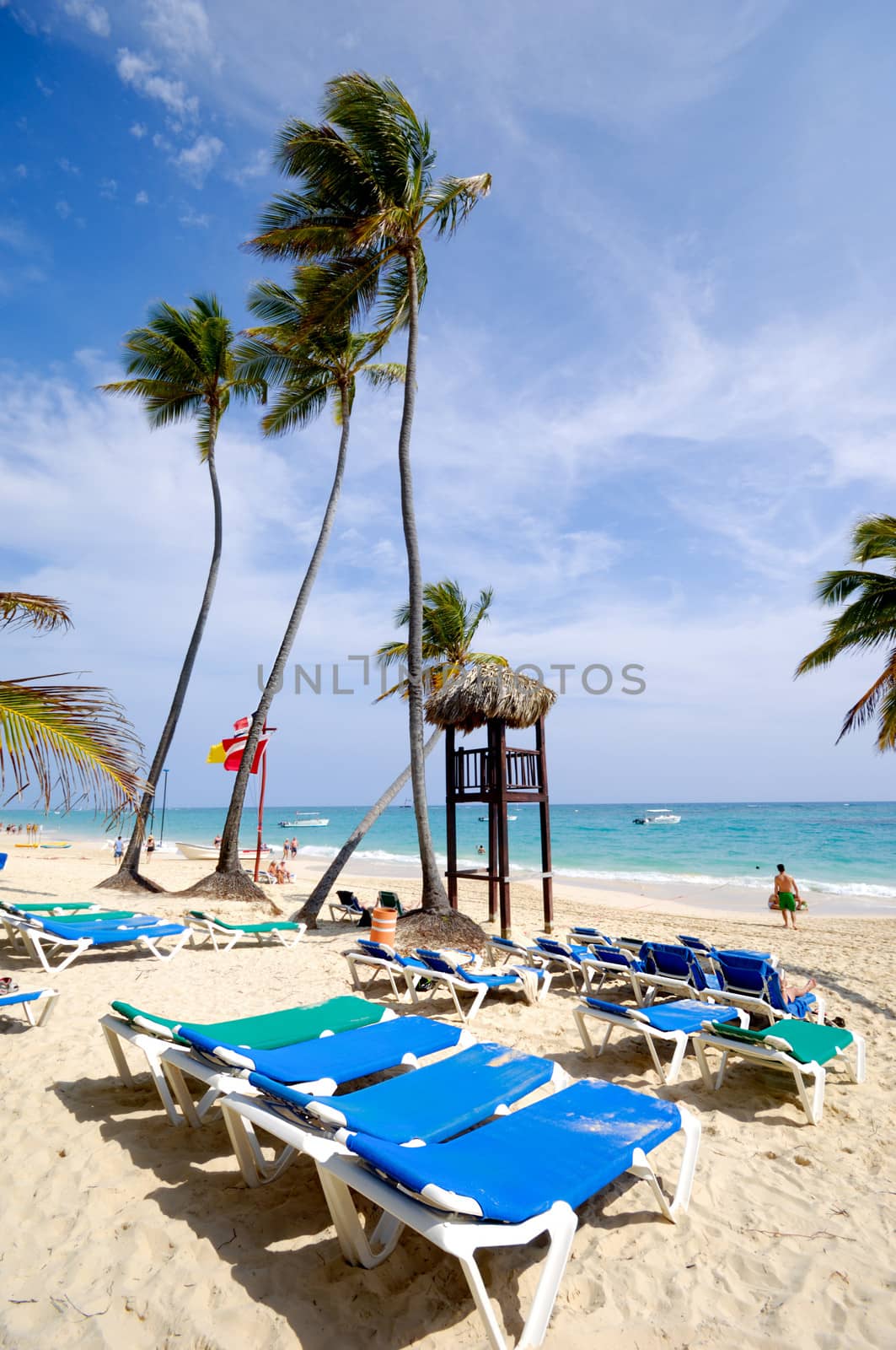 Beach at Saona Island, Dominican Republic by cfoto