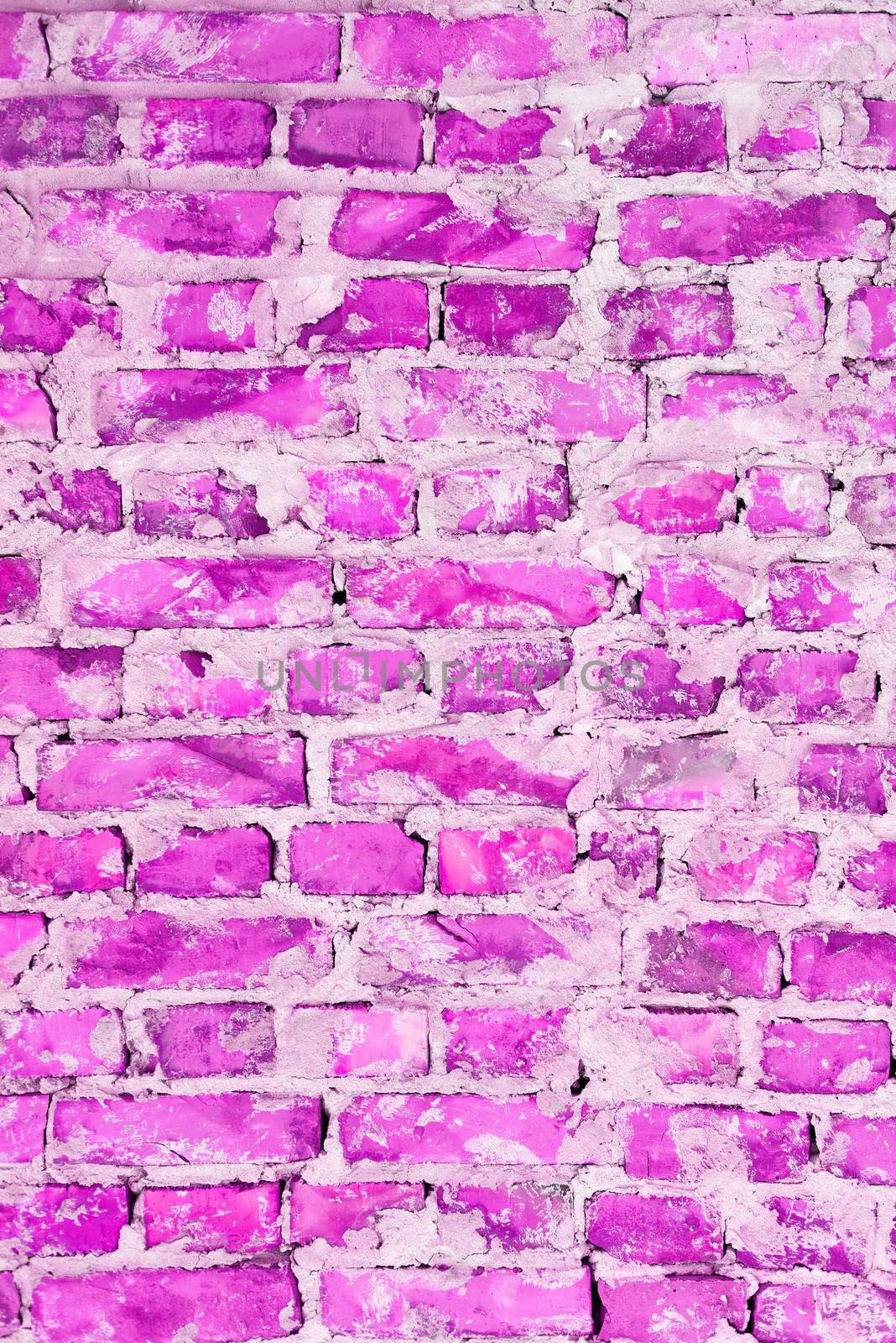 pink brick abstract texture background by sfinks