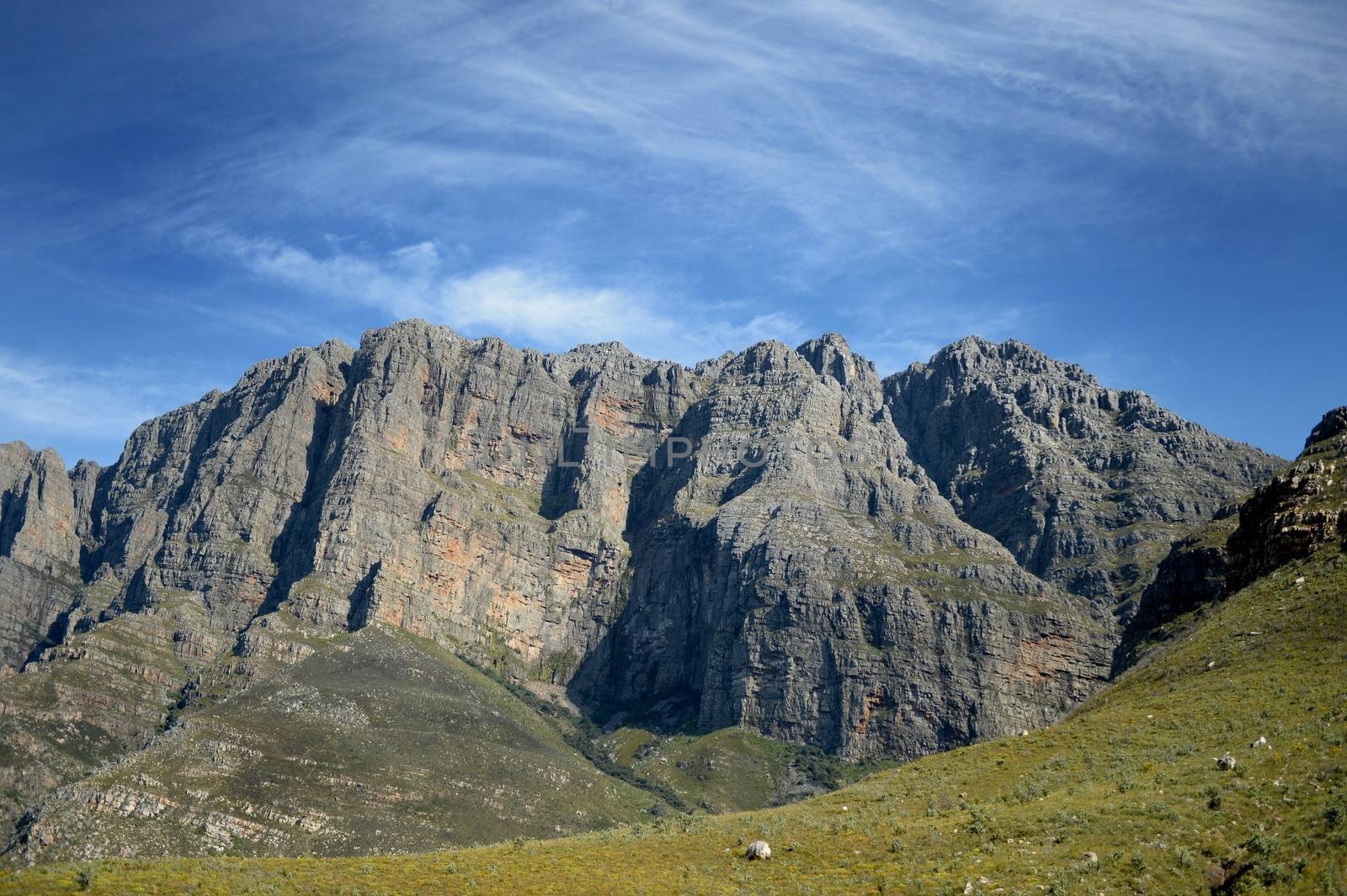 A scenic shot of the Montagu mountain ranges