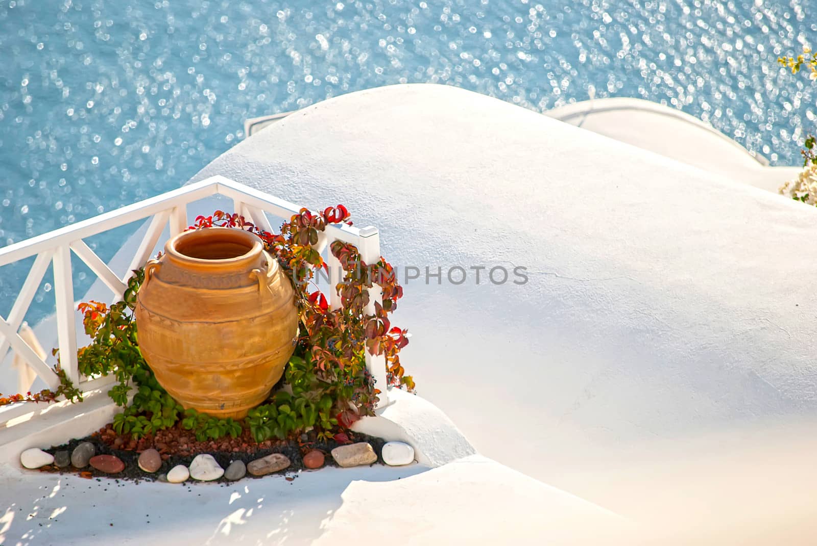 Oia Santorini Greece famous with romantic and beautiful sunsets