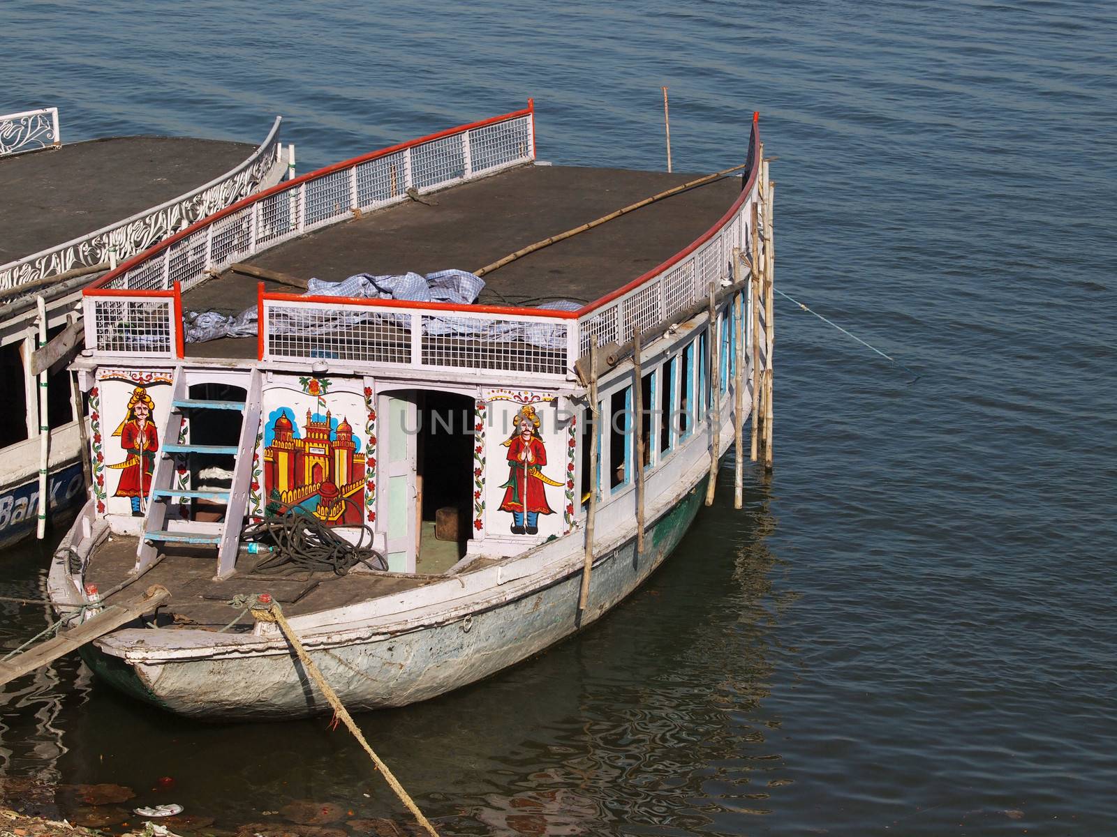 boats on Ganga river by nevenm