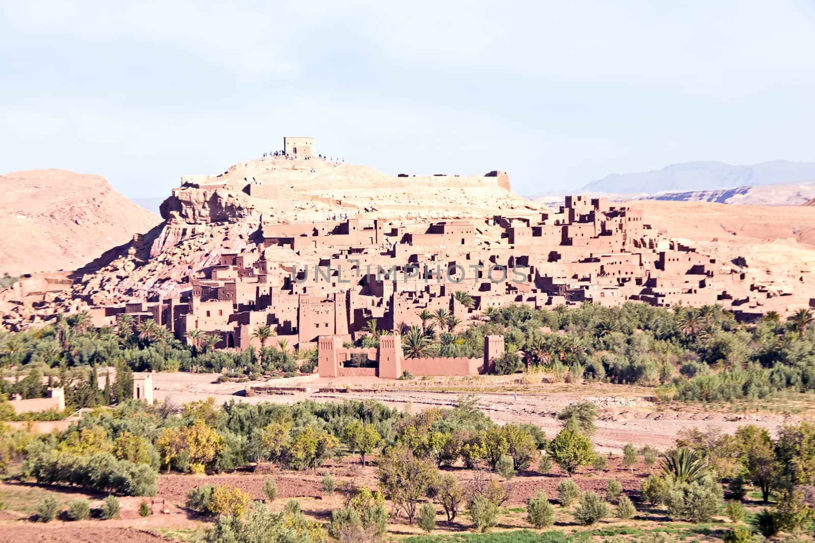 Morocco Ouarzazate - Ait Ben Haddou Medieval Kasbah  - UNESCO World Heritage Site. Location for many films - Gladiator, Babel, Alexander, Sheltering Sky, Sodom and Gamorah and the Mummy.