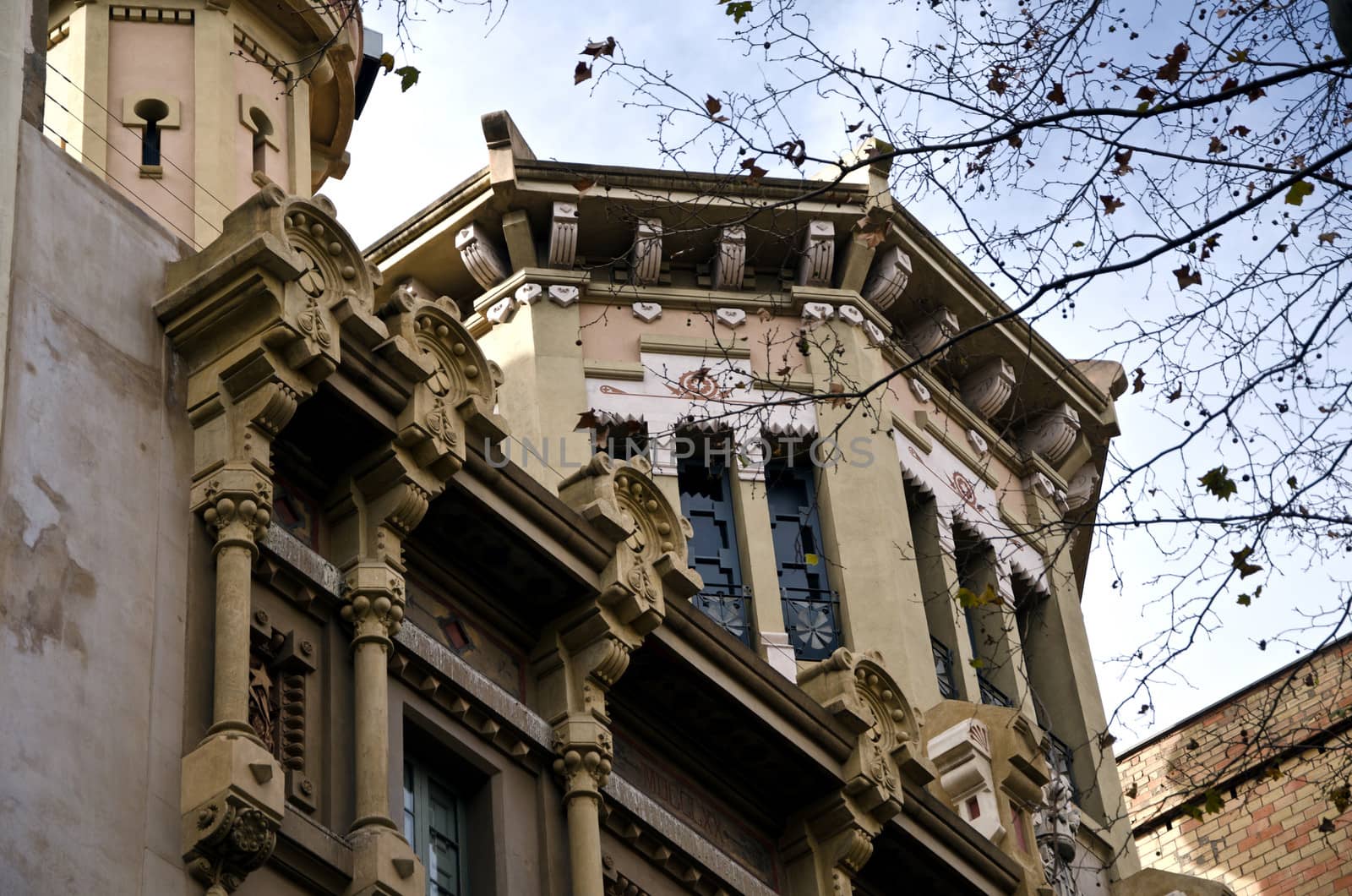 historic building, Barcelona. by lauria