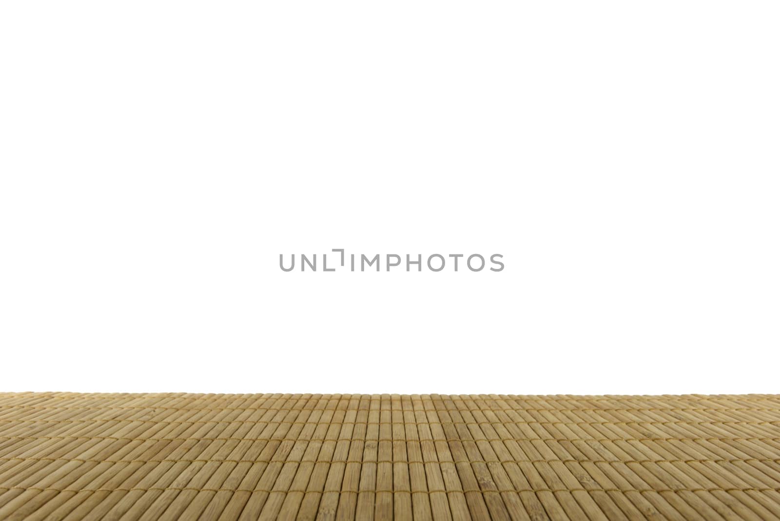 bamboo foreground and white background