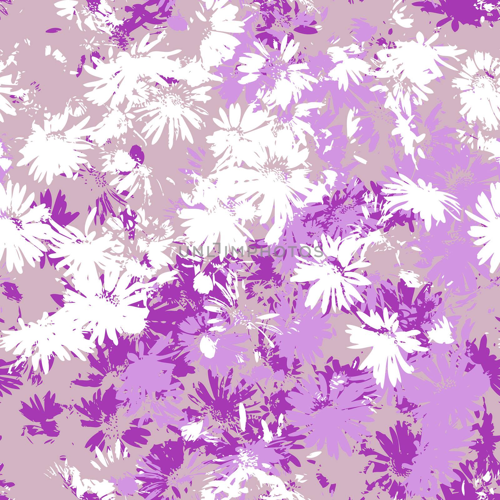 Seamless texture with flowers