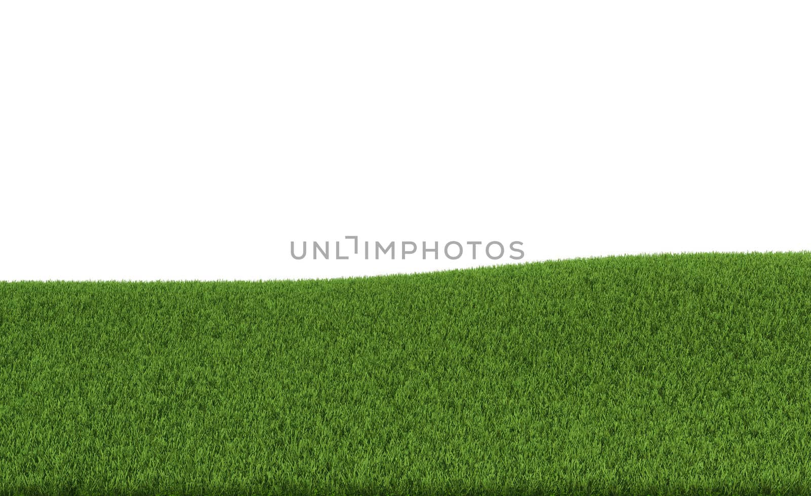 3d rendering of a green field by cherezoff