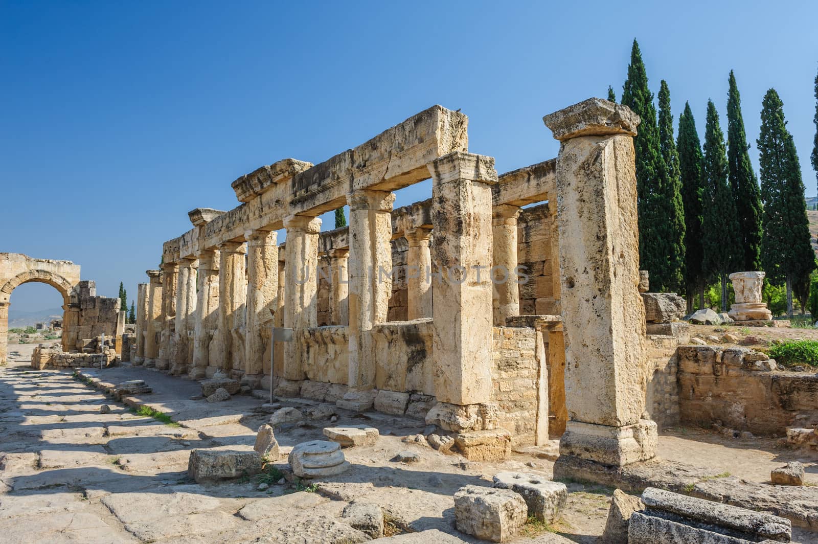 Ruins of Hierapolis, now Pamukkale by starush