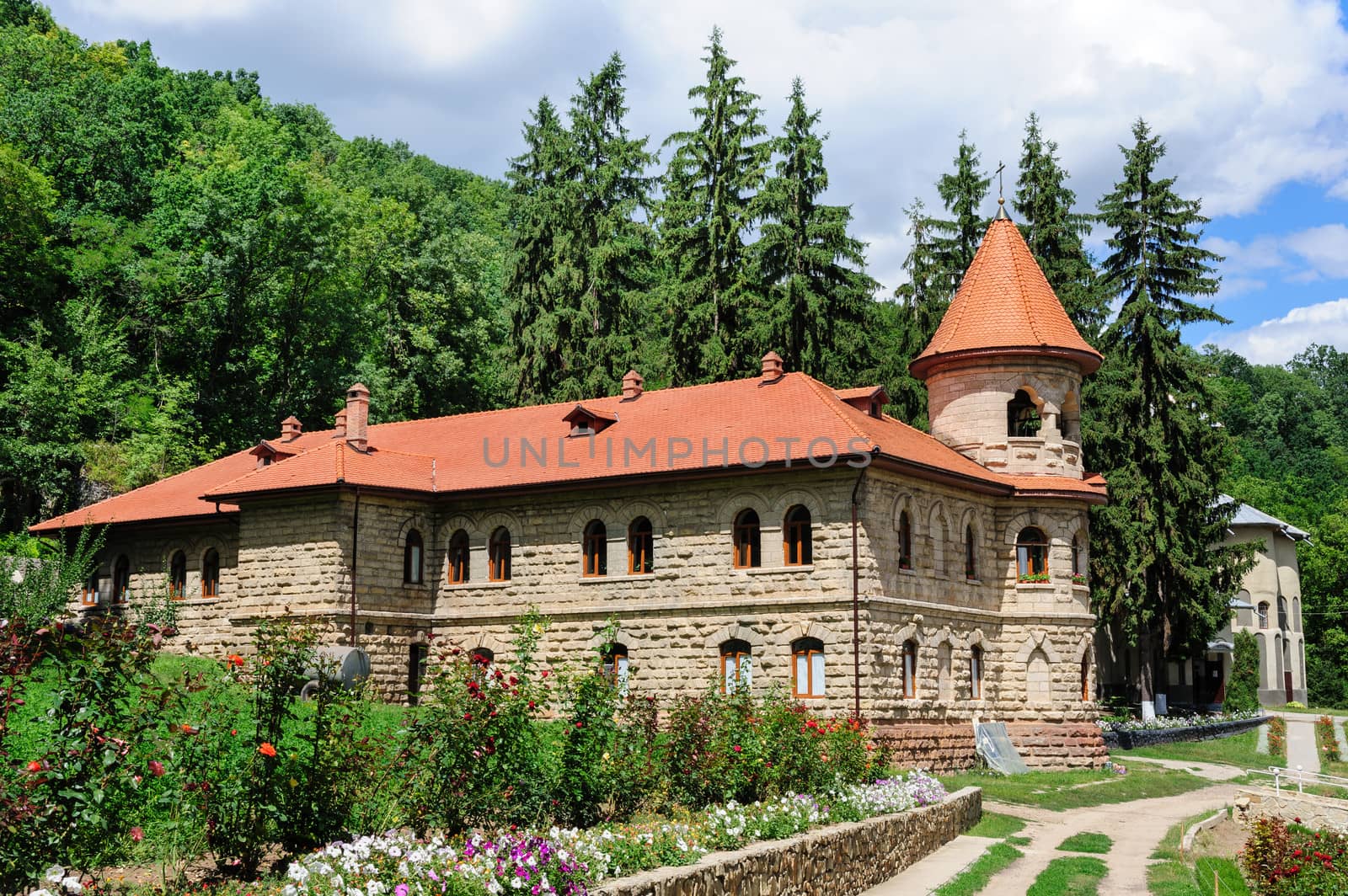 Women's orthodox monastery near Rudi village at the north of Republic of Moldova