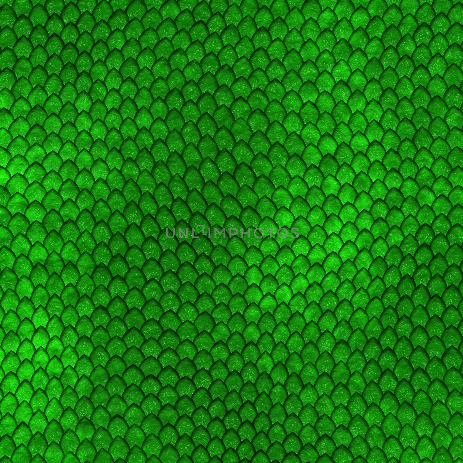Green Dragon scales pattern by sfinks
