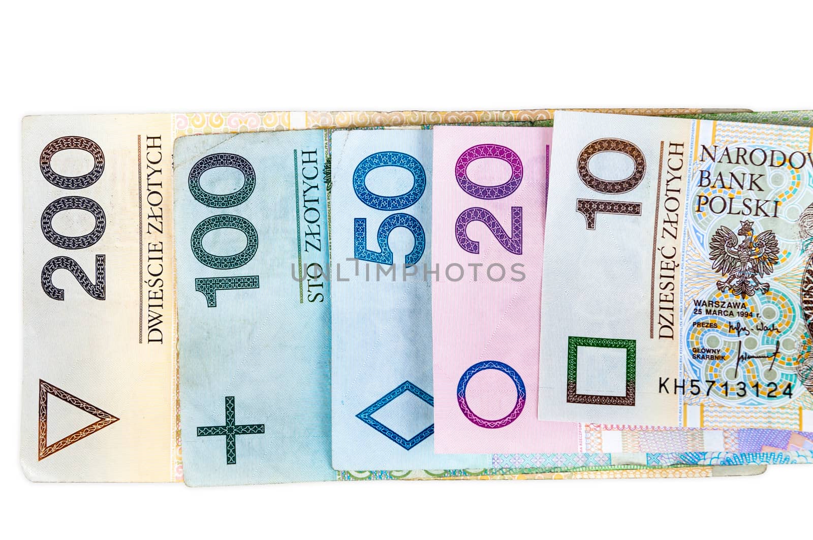 Set of polish banknotes by mkos83