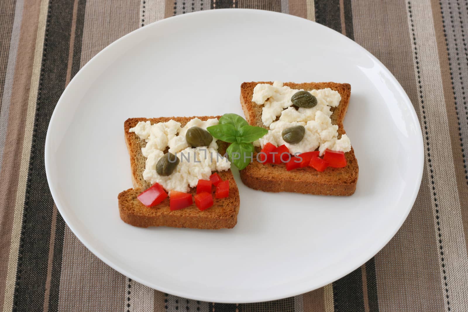 toasts with cottage cheese by nataliamylova