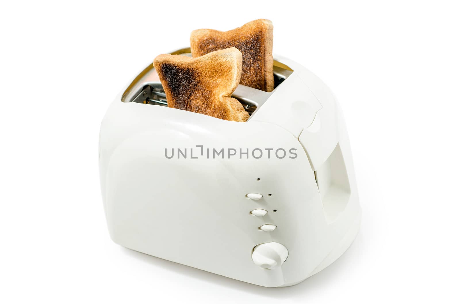 Burnt Toast  in Toaster (With Path)  by 9george