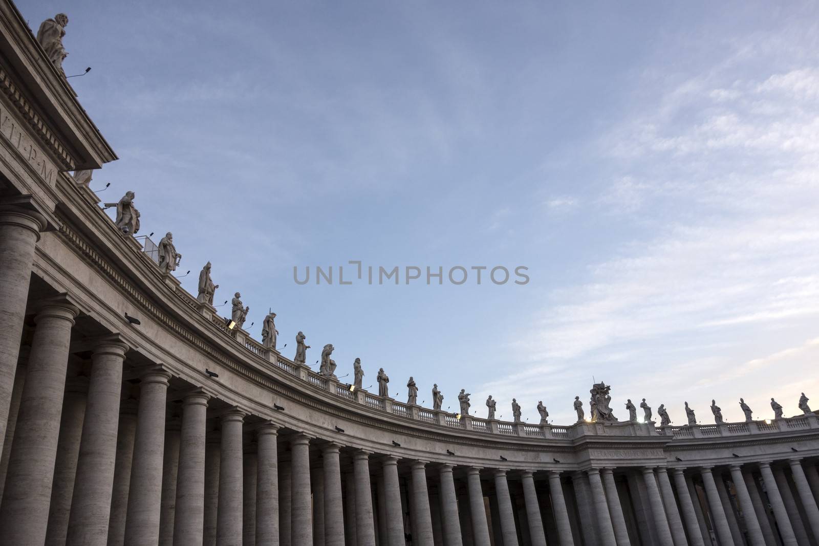 Saint Peter's Square in Vatican,Italy