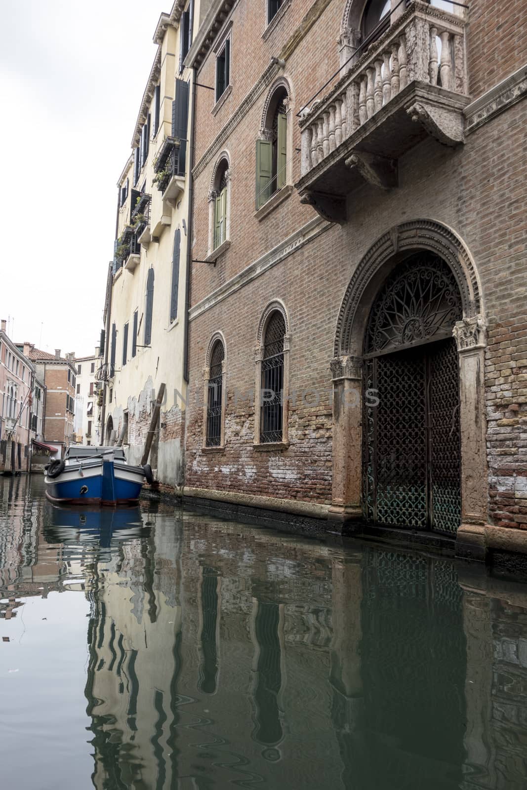 Beautiful Scene of an Alley in Venice, Italy