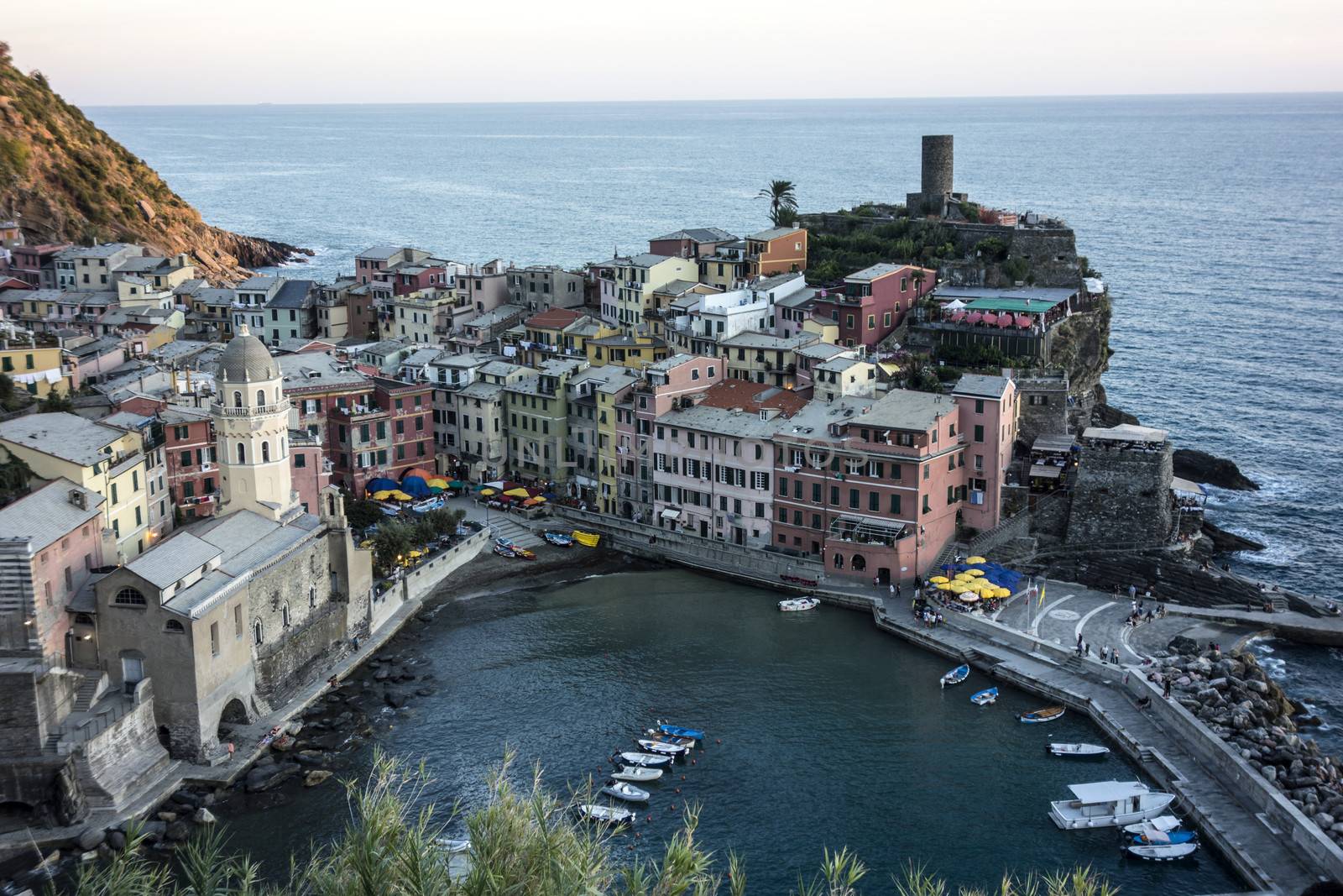 Vernazza typical houses ,Cinque Terre,Italy