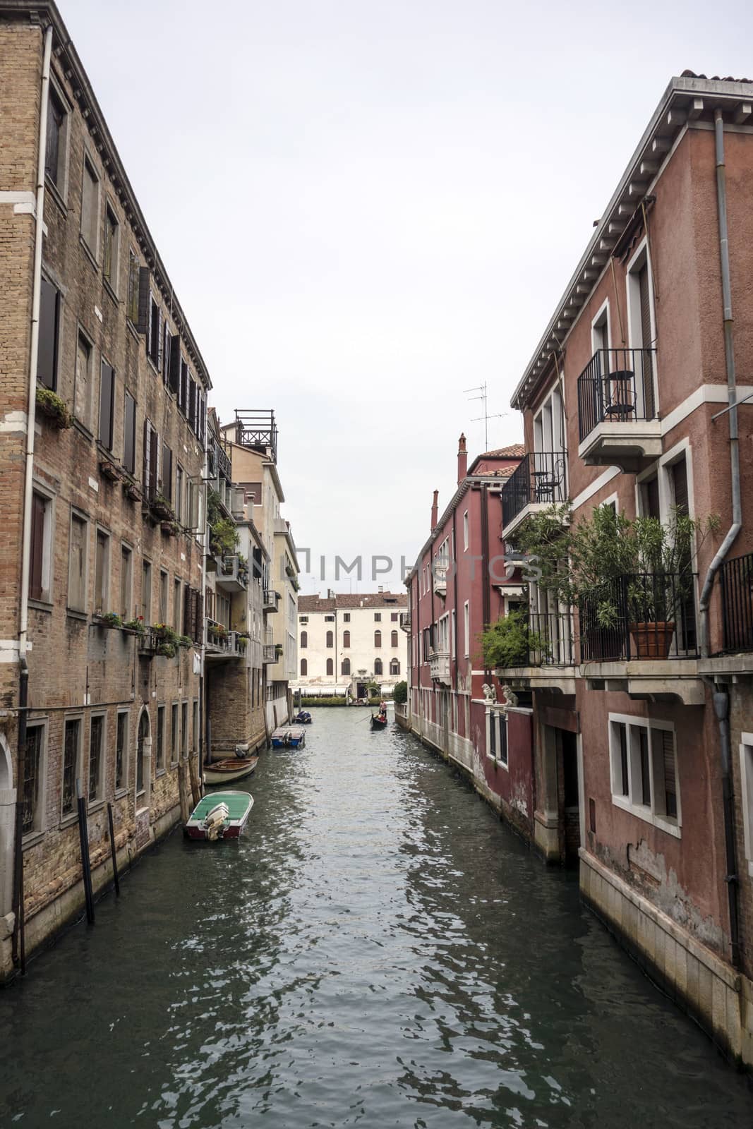 Beautiful Scene of an Alley in Venice, Italy