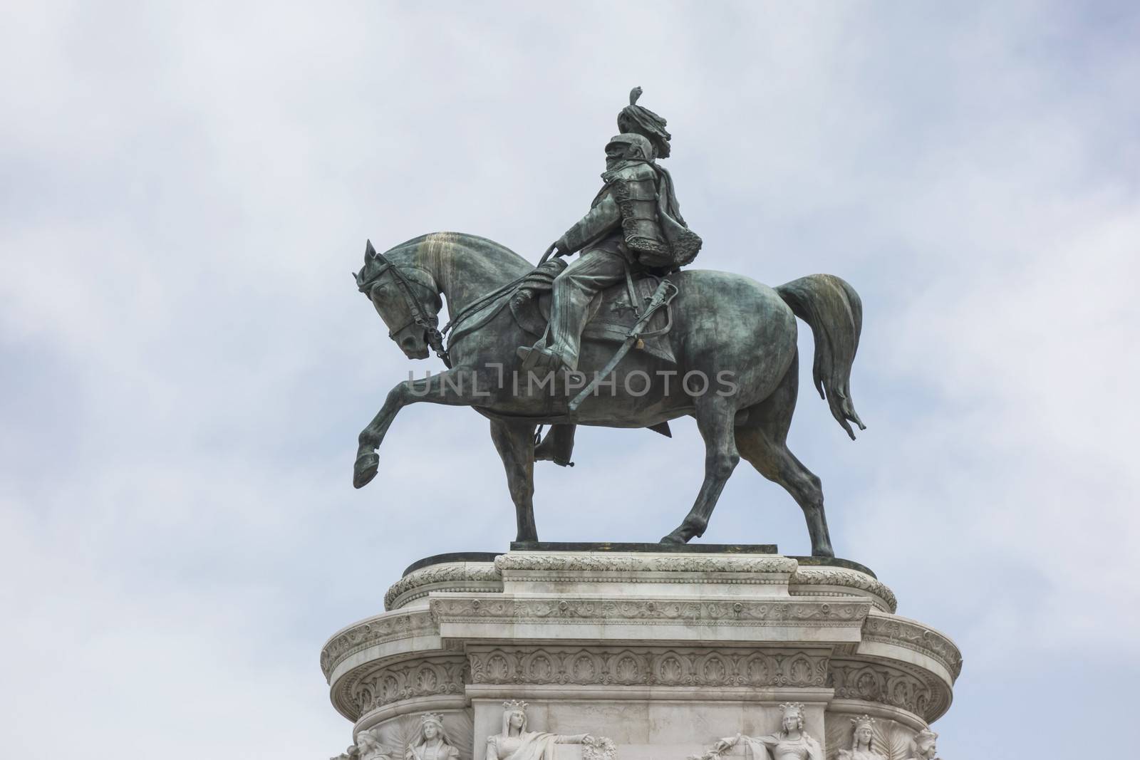 Monument Vittorio Emanuele in Rome, Italy 