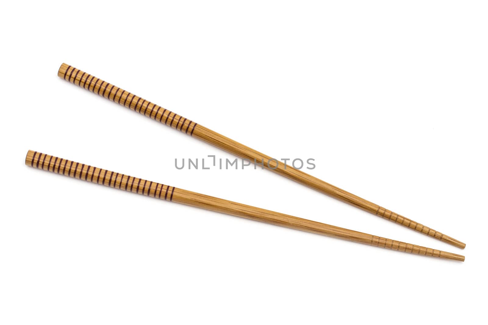 chopsticks isolated on white background 