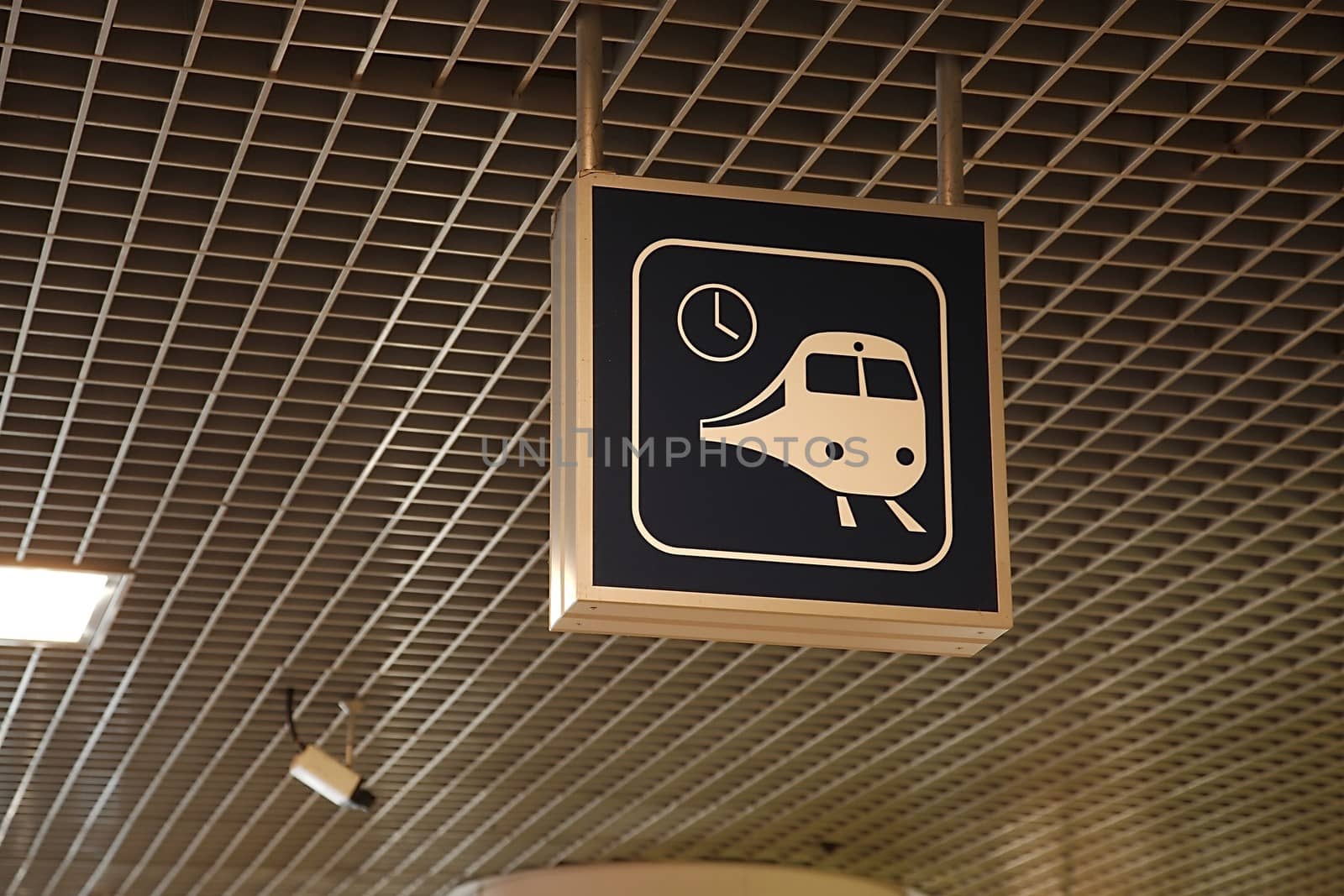 Train sign by Gudella