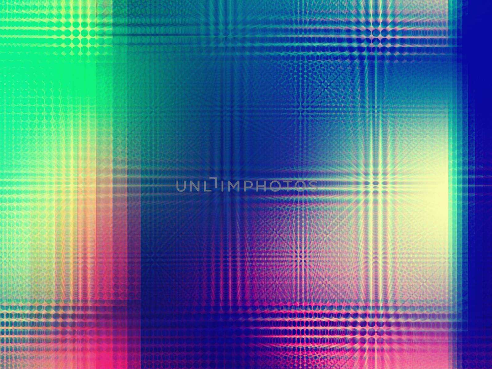 abstract colourful squares and circles shining rainbow neon background