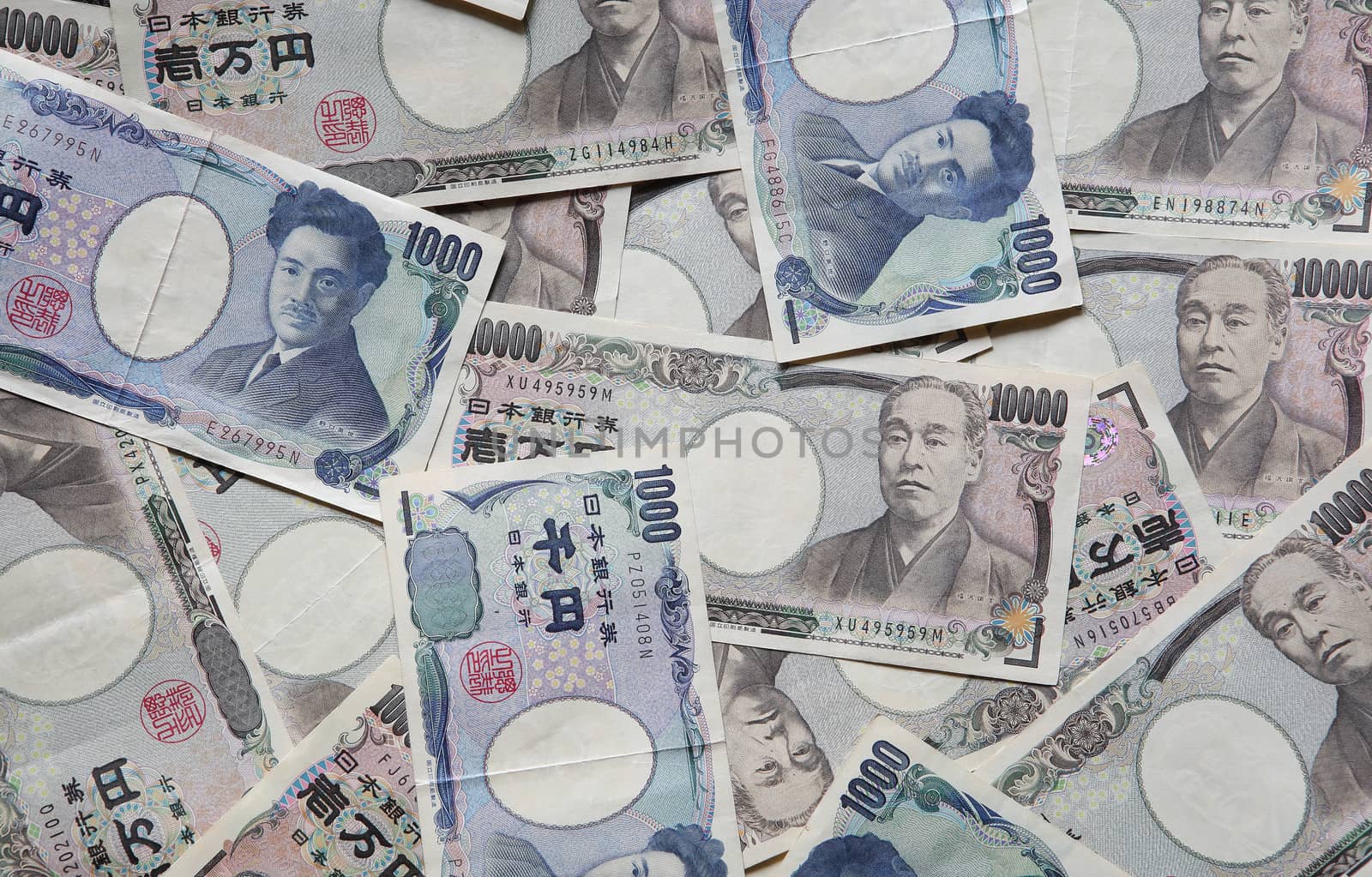 apanese currency notes , Japanese Yen