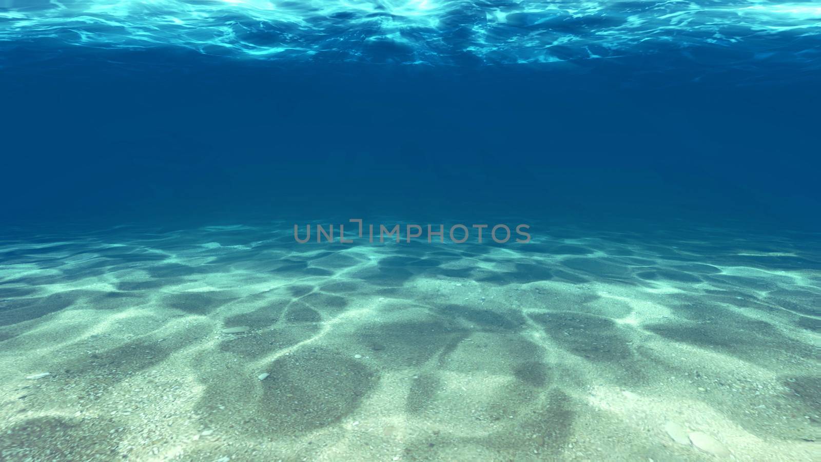 Surface of the sand under water by apichart