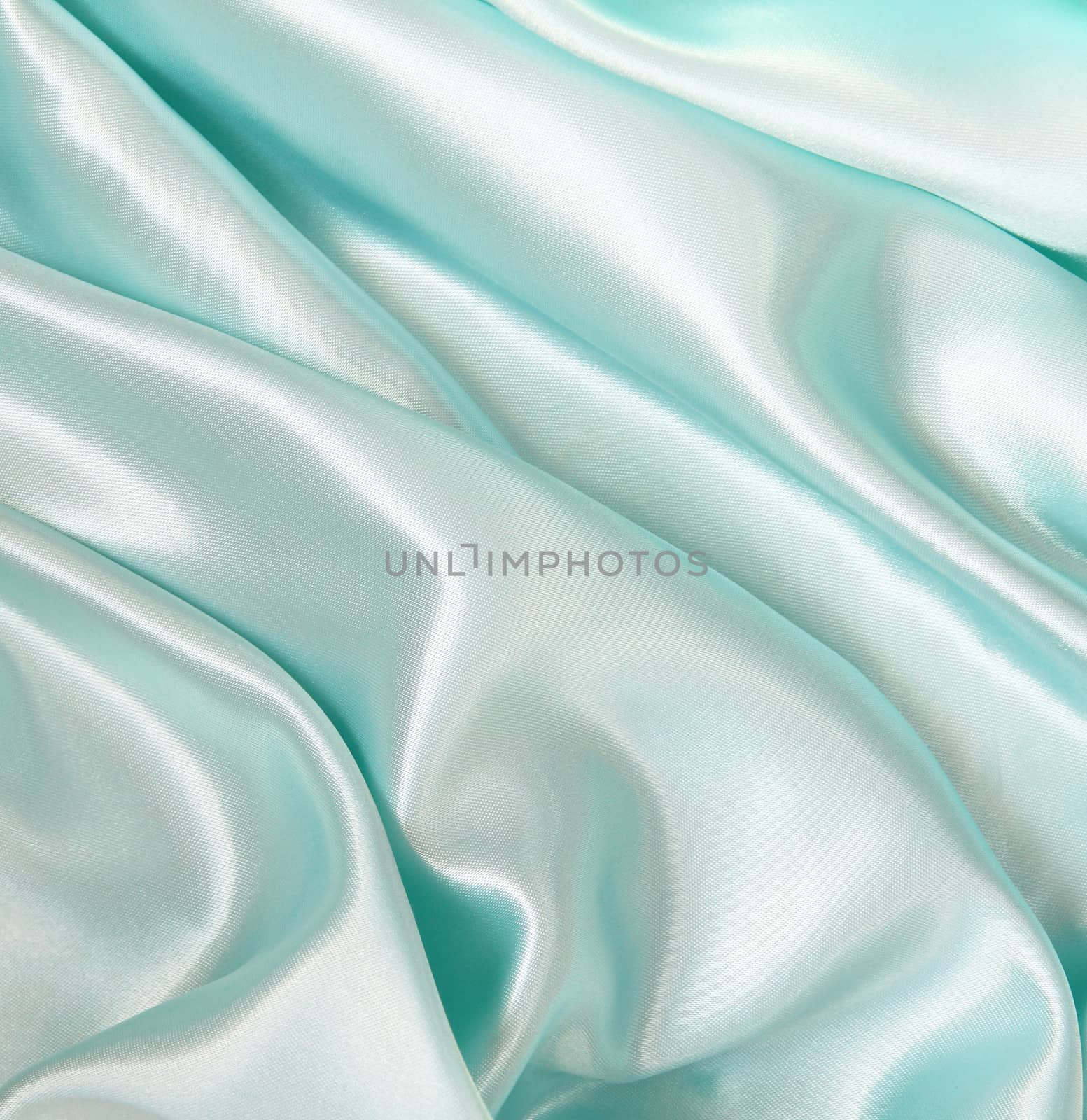 Smooth elegant blue silk can use as background 