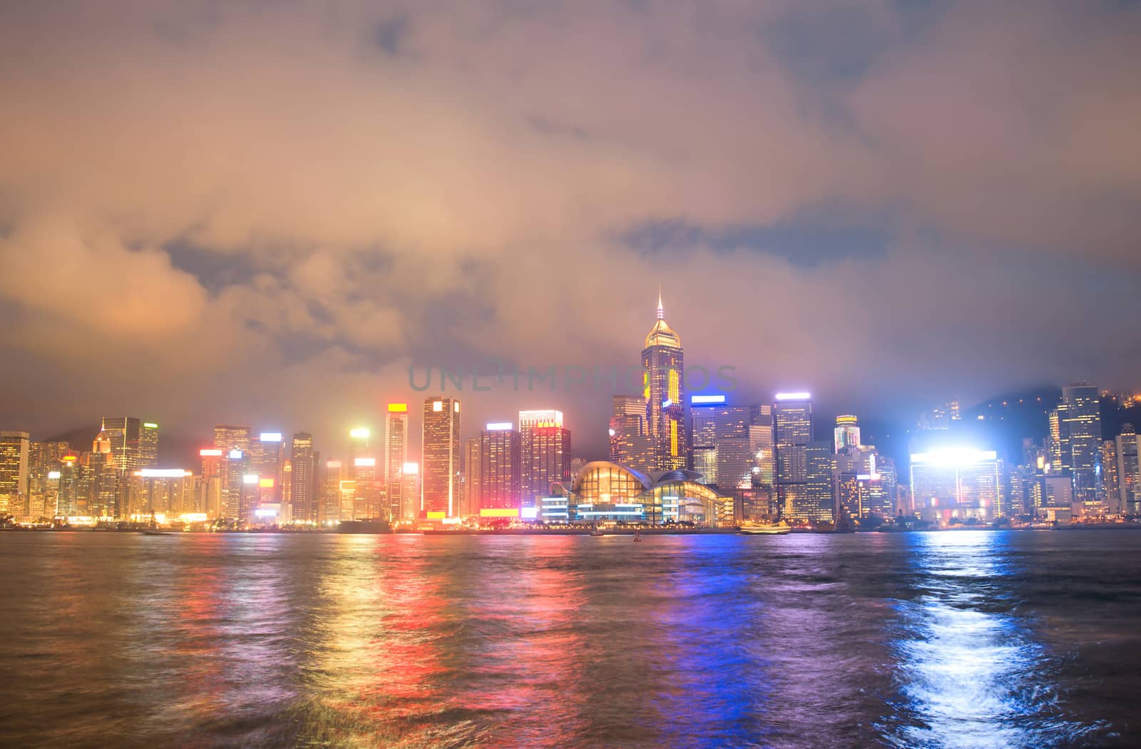 Hong Kong night view by joyfull