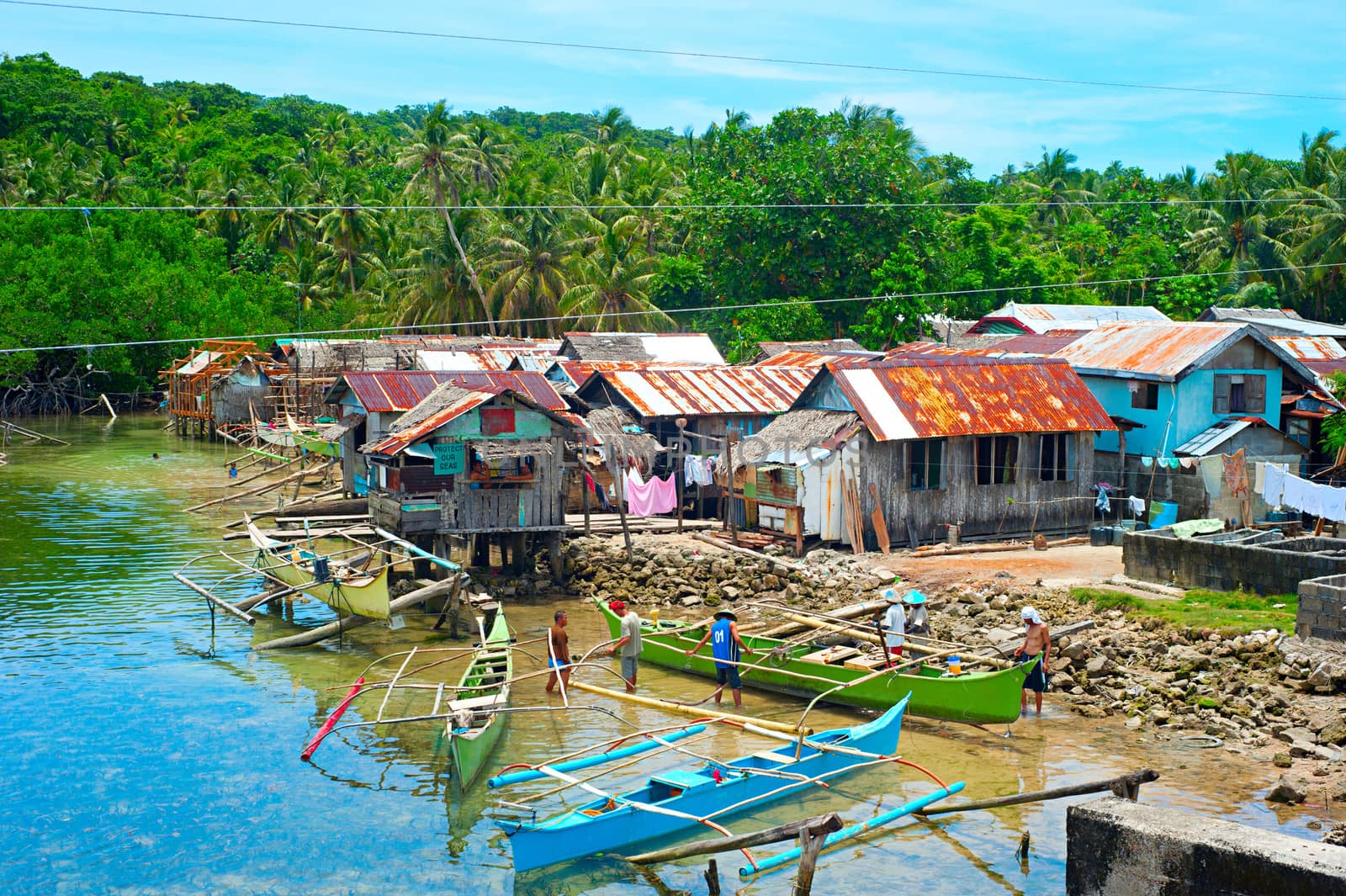 Philippines Fisherman village by joyfull