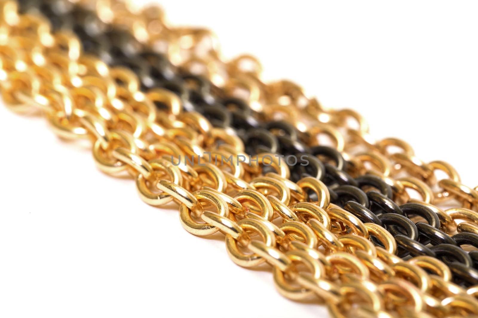 Golden and black chains by Discovod