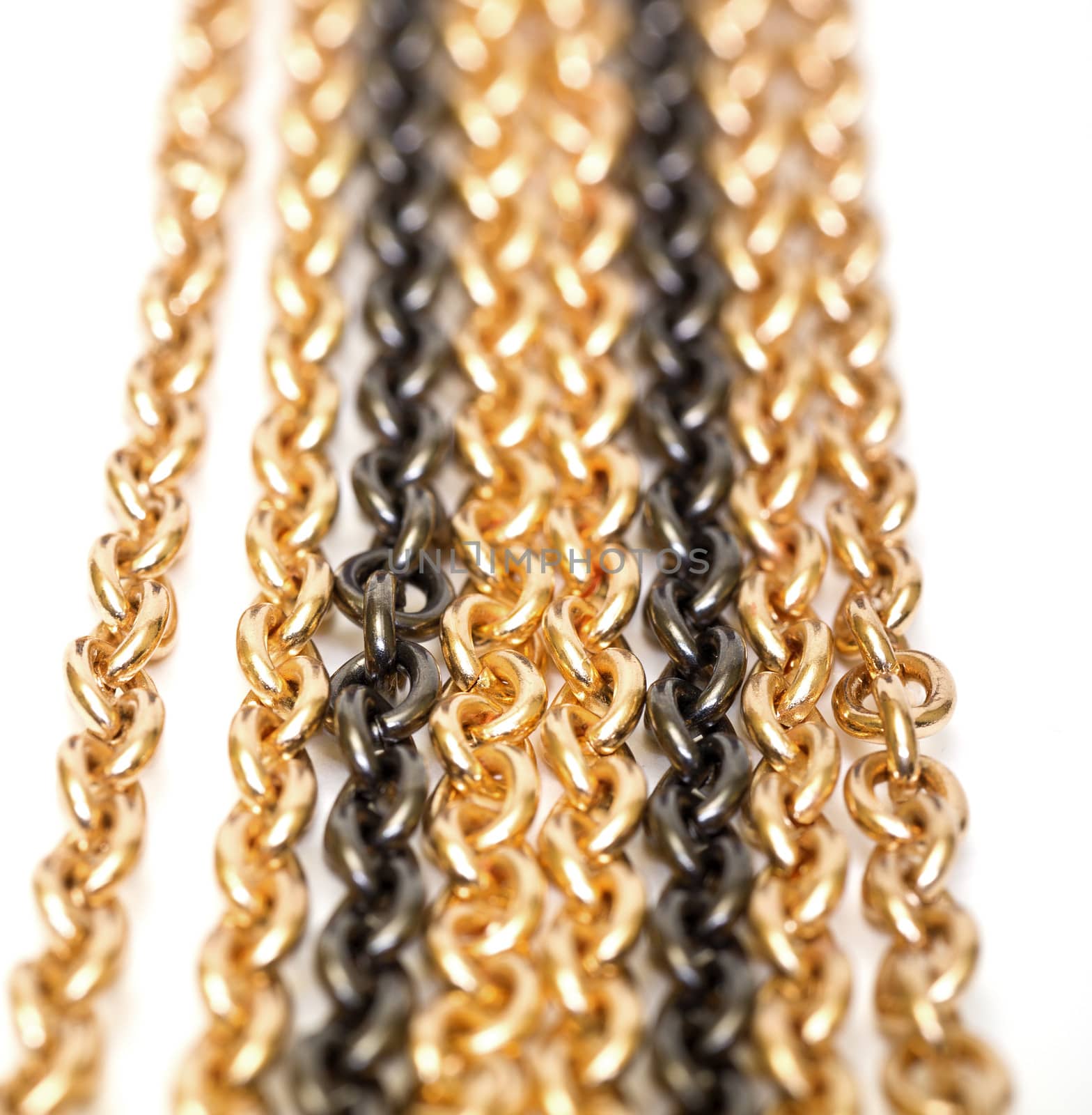 Golden and black chains by Discovod