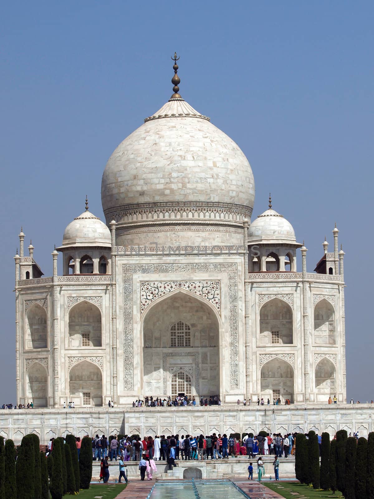 View of Taj Mahal, Agra, Uttar Pradesh, India