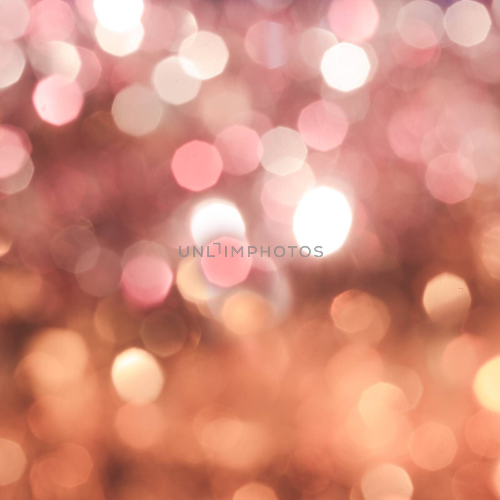 Golden vintage christmas bokeh background for design