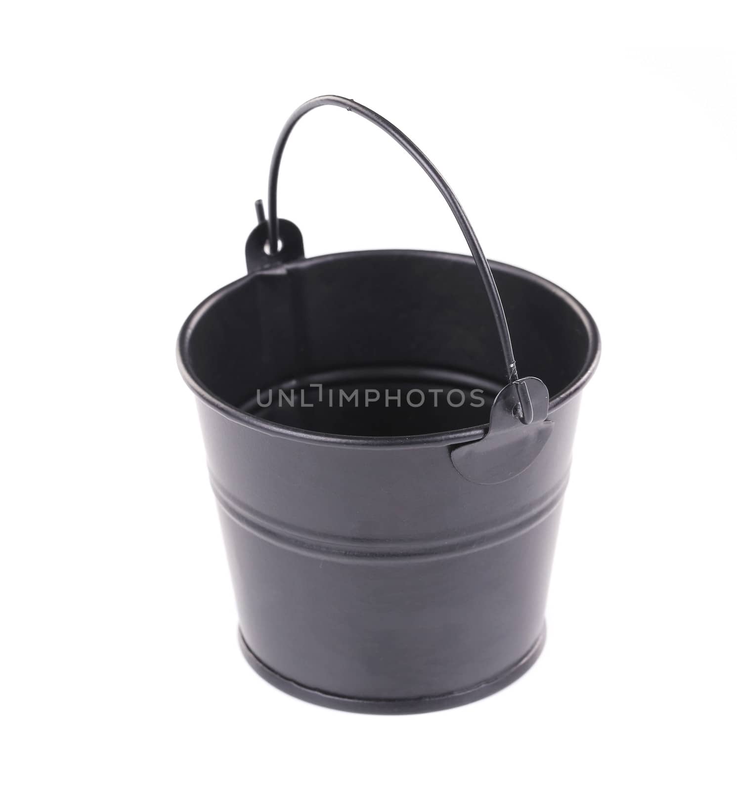 Back pail. Isolated on a white background.