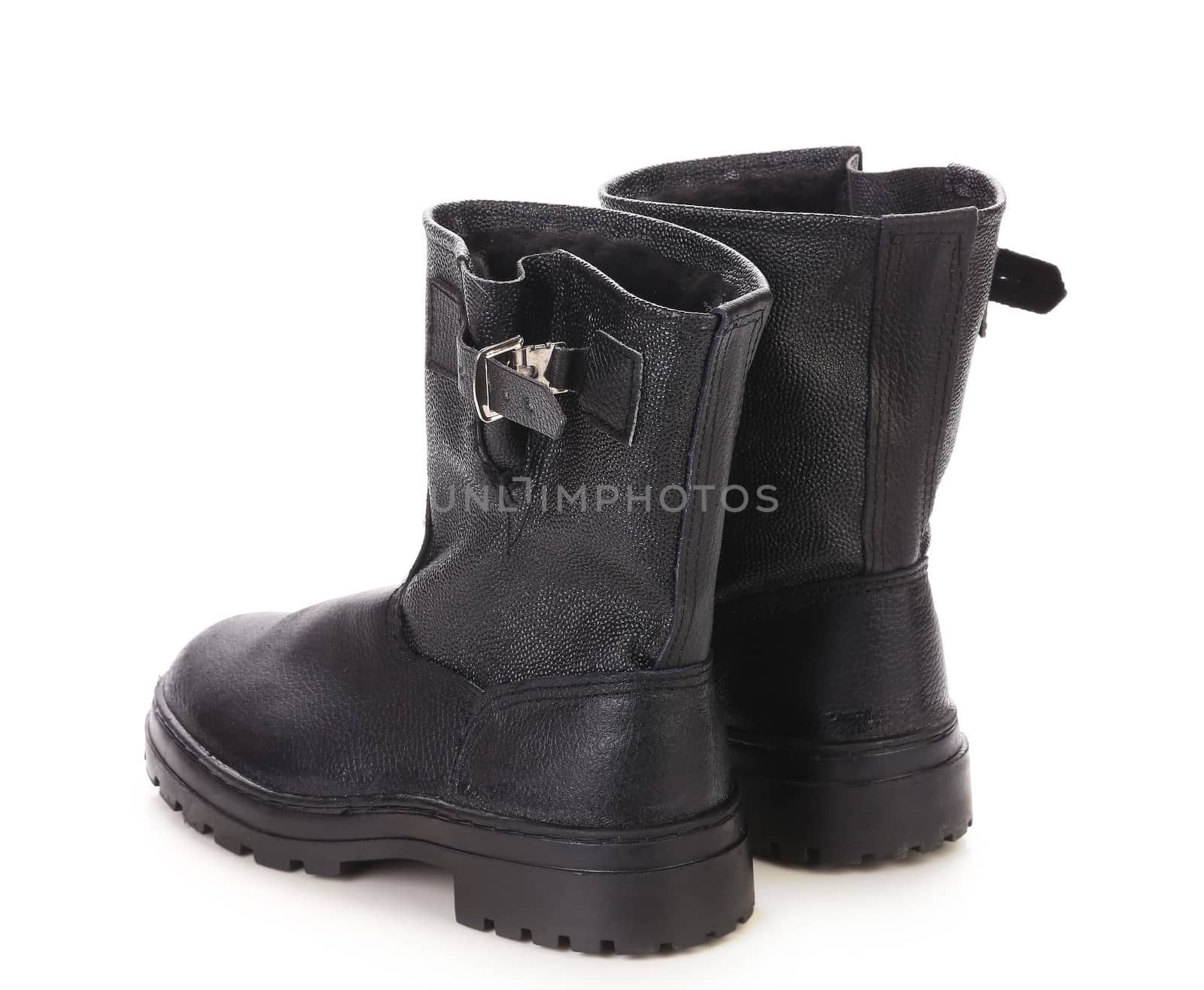 New kersey boots. Isolated on a white background.