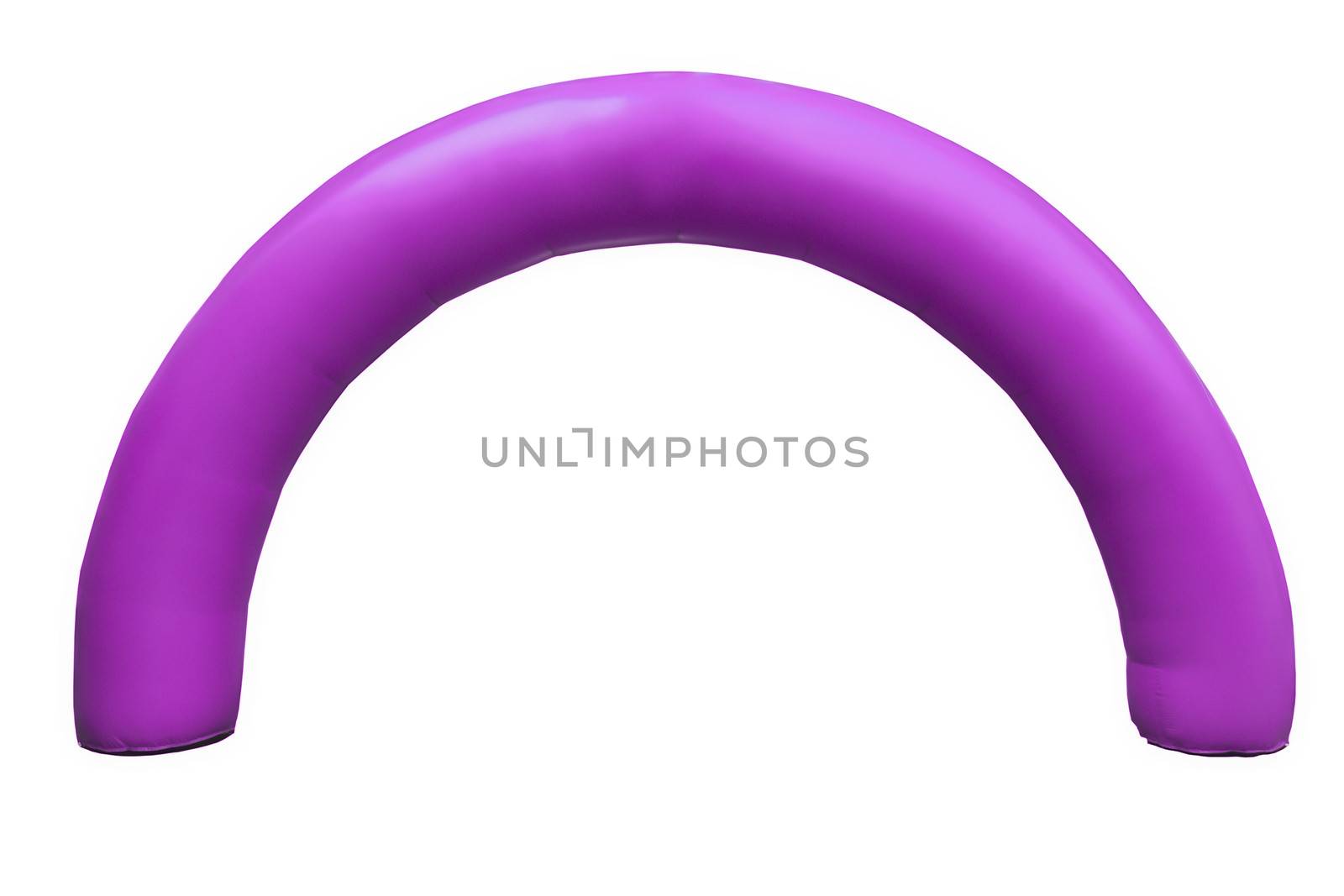 balloons curve on white background