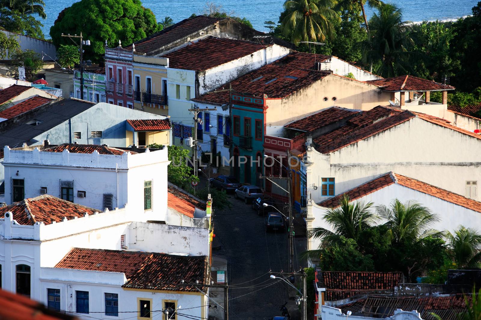 street view of olinda near recife pernambuco state brazil