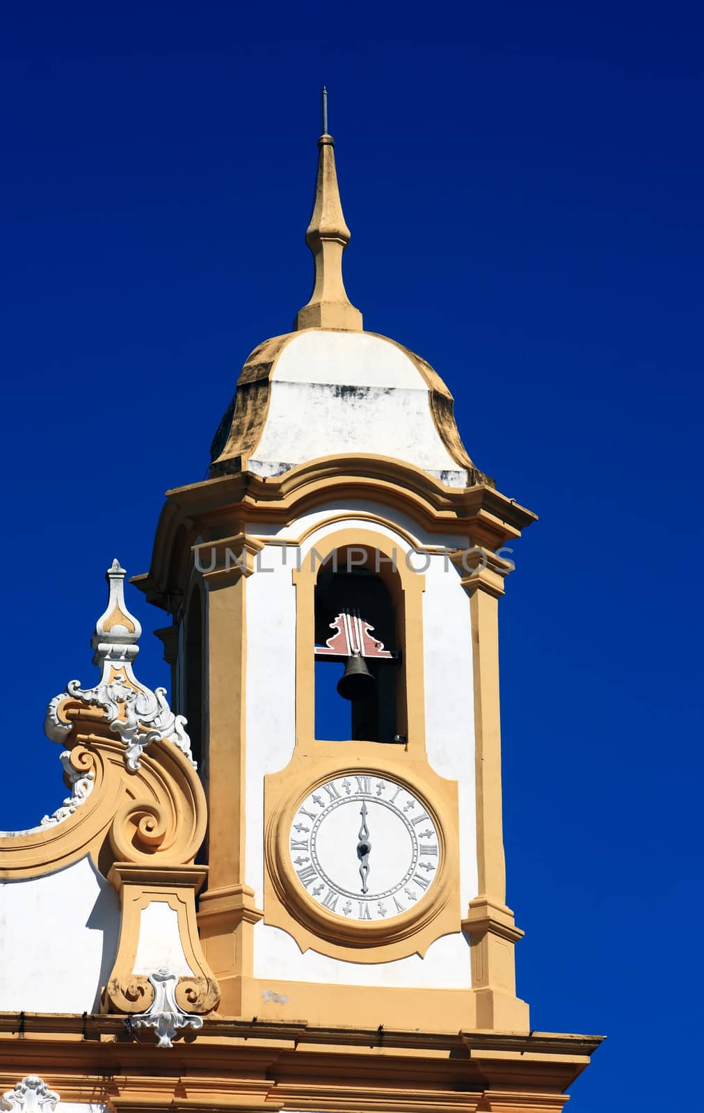 Matriz de Santo Antonio church church of the typical village of tiradentes in minas gerais state in brazil