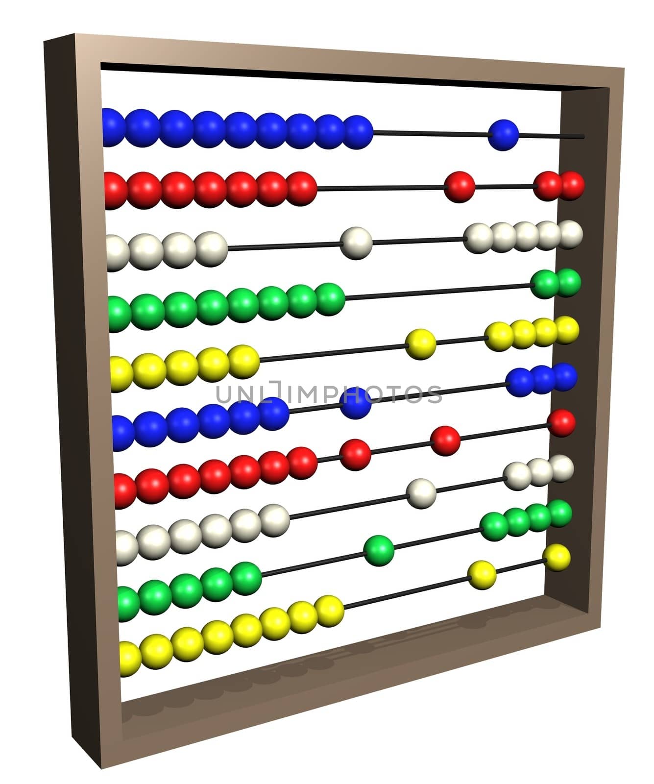 Illustration of an isolated Abacus